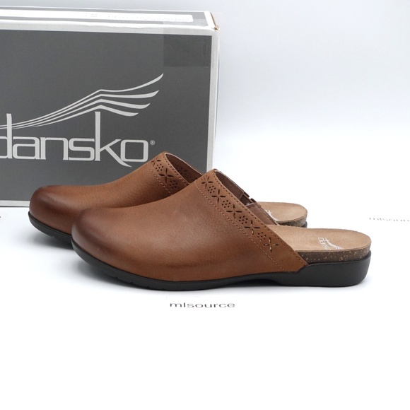 NEW Dansko Robbie Slip-On Mules 6028-155300 Brown - Picture 1 of 9